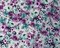 Purple-Teal-Multi Poly Floral Print Ogee Dobby Chiffon Woven Fabric By the Yard